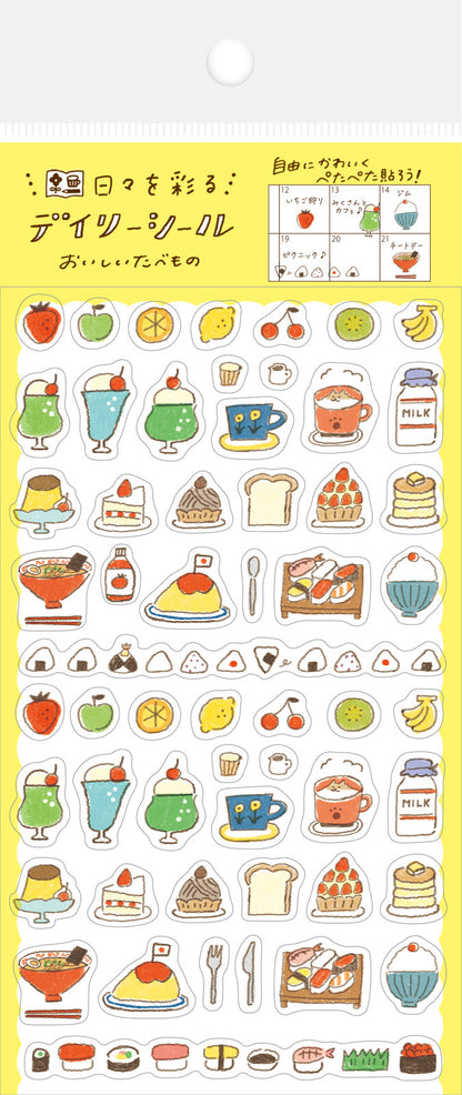 FURUKAWA SHIKO Daily Stickers - Cafe & Life (Watashi Biyori)