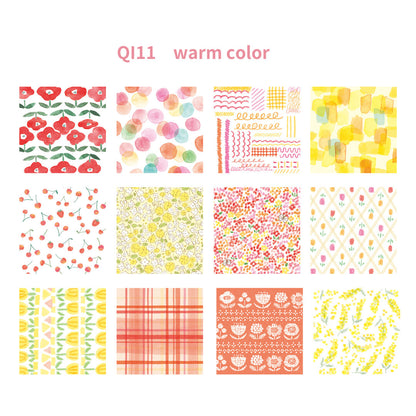 FURUKAWA SHIKO Origami Paper Set - Small Box Warm Colour
