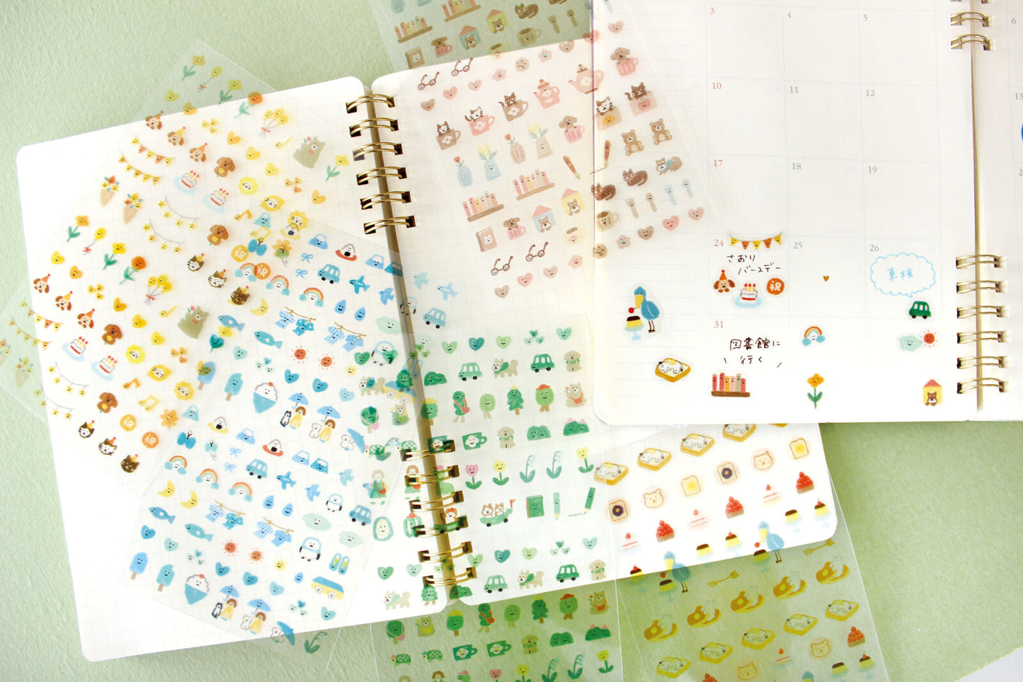 FURUKAWA SHIKO Daily Stickers - Weather Blue (Watashi Biyori)