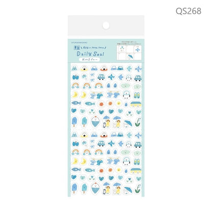 FURUKAWA SHIKO Daily Stickers - Weather Blue (Watashi Biyori)
