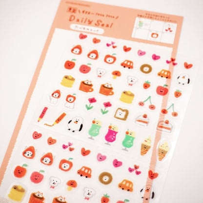 FURUKAWA SHIKO Daily Stickers - Tamamono Red (Watashi Biyori)