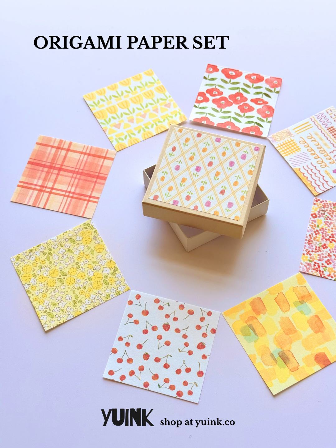 FURUKAWA SHIKO Origami Papier Set - Small Box Warme Kleuren