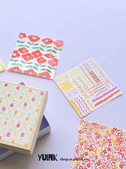 FURUKAWA SHIKO Origami Papier Set - Small Box Warme Kleuren