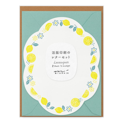 Letter Set Letterpress Die-cut