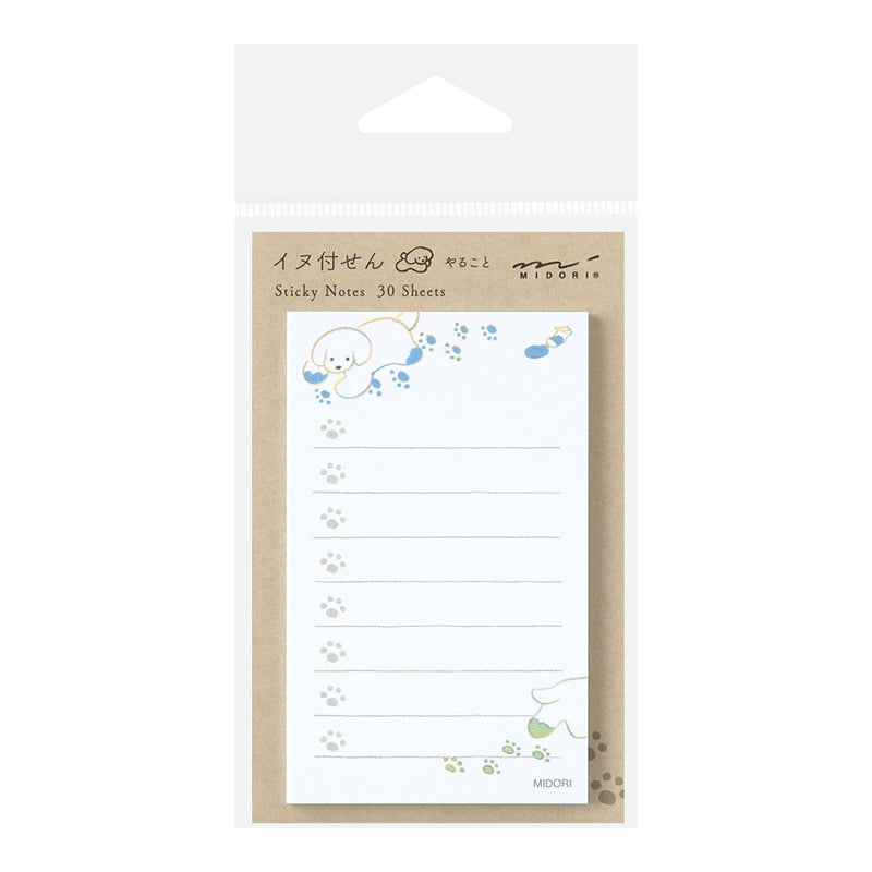 MIDORI To-Do Sticky Notes - Dog