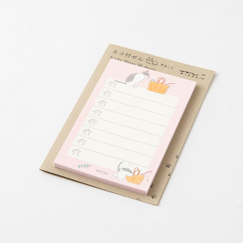 MIDORI To-Do Sticky Notes - Cat