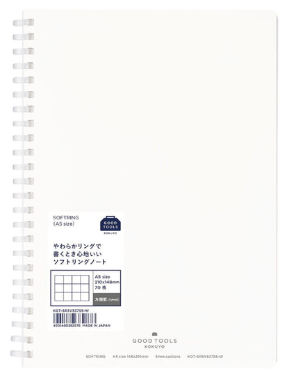 KOKUYO Good Tools Softring Notebook A5